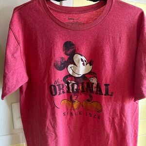 Disney Red 'The Original' Mickey Mouse Tee